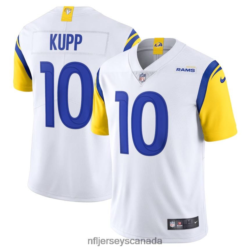 Men Los Angeles Rams Cooper Kupp Nike White Alternate Vapor Limited Jersey Clothing NFL TBXFR6289