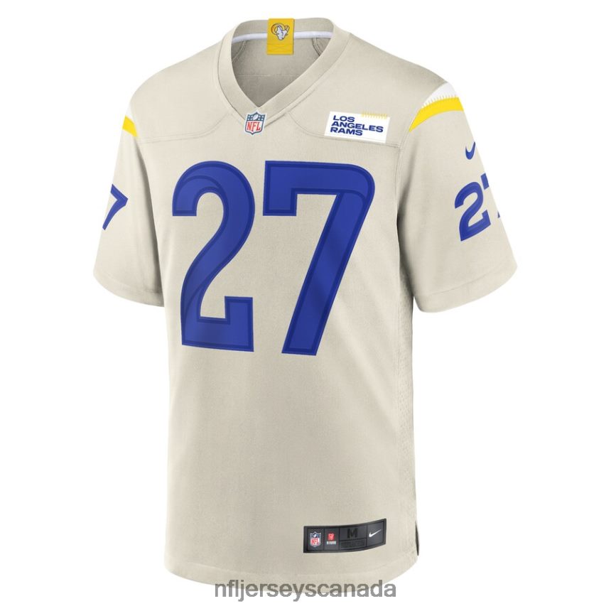 Men Los Angeles Rams Darrell Henderson Jr Nike Bone Player Game Jersey Clothing NFL TBXFR66978