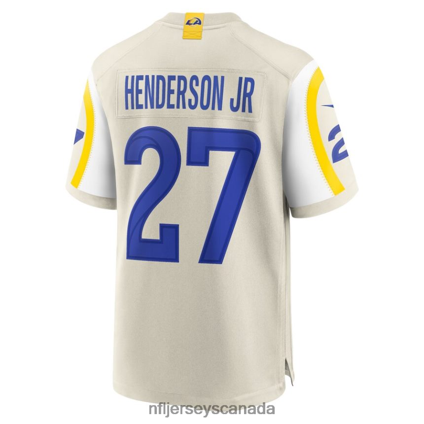 Men Los Angeles Rams Darrell Henderson Jr Nike Bone Player Game Jersey Clothing NFL TBXFR66978