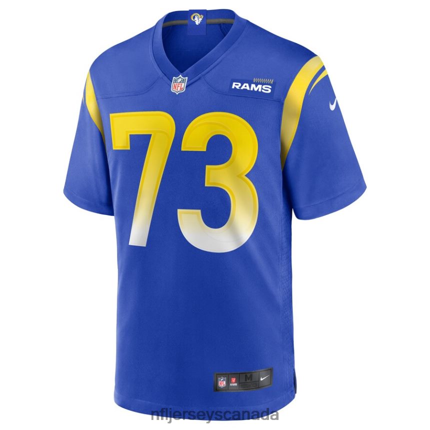 Men Los Angeles Rams David Edwards Nike Royal Game Jersey Clothing NFL TBXFR66829