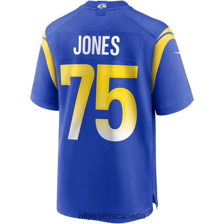 Men Los Angeles Rams Deacon Jones Nike Royal Game Retired Player Jersey Clothing NFL TBXFR64622