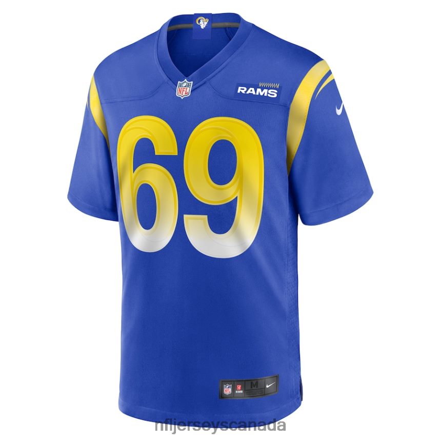 Men Los Angeles Rams Elijah Garcia Nike Royal Game Player Jersey Clothing NFL TBXFR64760