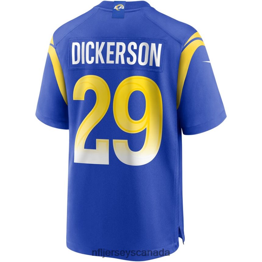 Men Los Angeles Rams Eric Dickerson Nike Royal Game Retired Player Jersey Clothing NFL TBXFR63229
