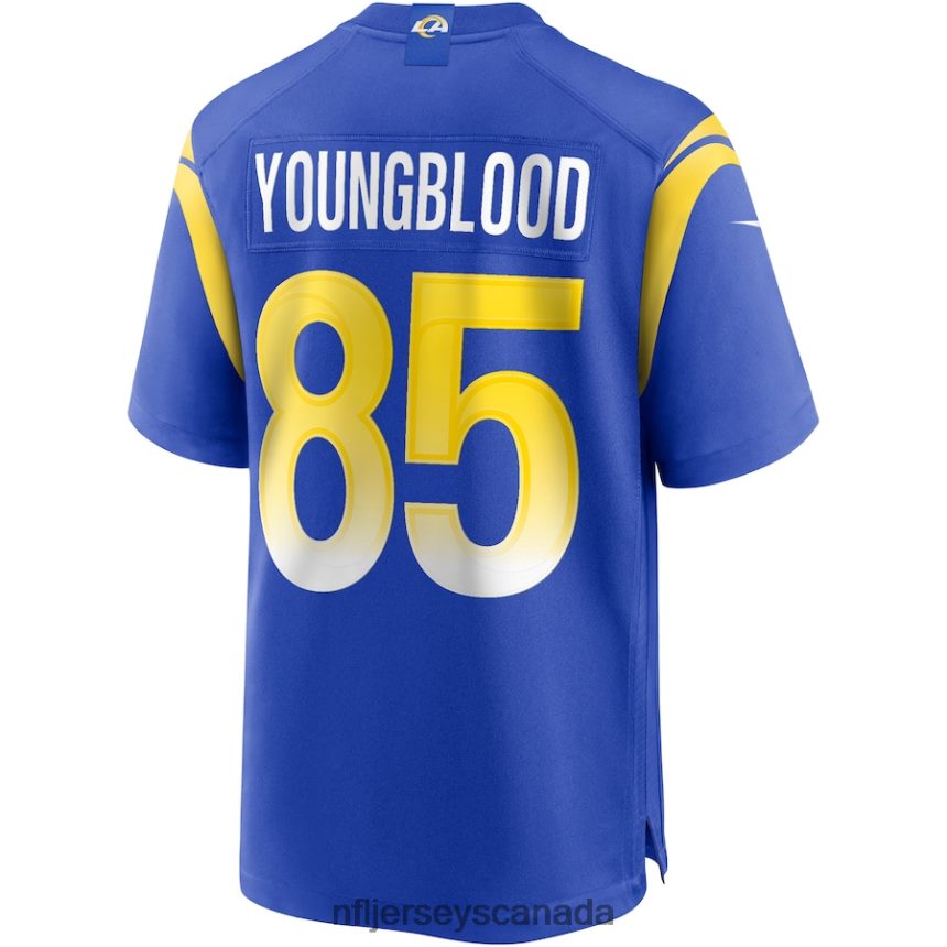 Men Los Angeles Rams Jack Youngblood Nike Royal Game Retired Player Jersey Clothing NFL TBXFR62560