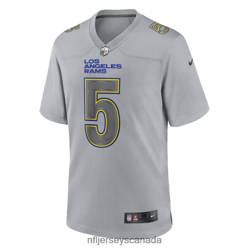 Men Los Angeles Rams Jalen Ramsey Nike Gray Atmosphere Fashion Game Jersey Clothing NFL TBXFR61780