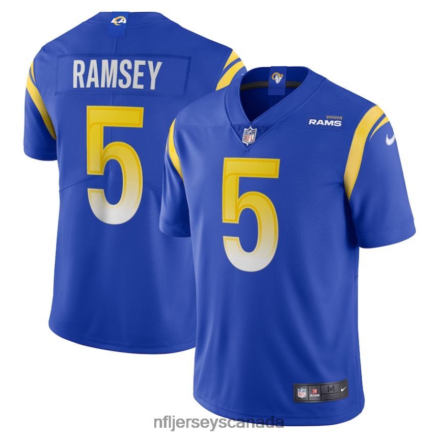 Men Los Angeles Rams Jalen Ramsey Nike Royal Team Vapor Limited Jersey Clothing NFL TBXFR6300