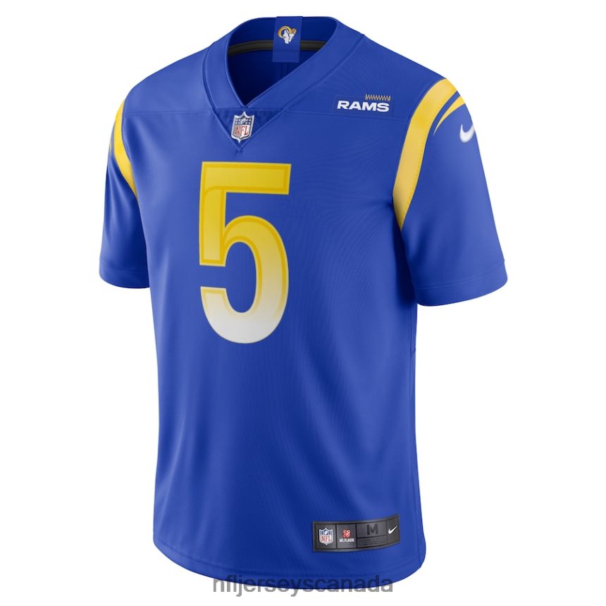 Men Los Angeles Rams Jalen Ramsey Nike Royal Team Vapor Limited Jersey Clothing NFL TBXFR6300