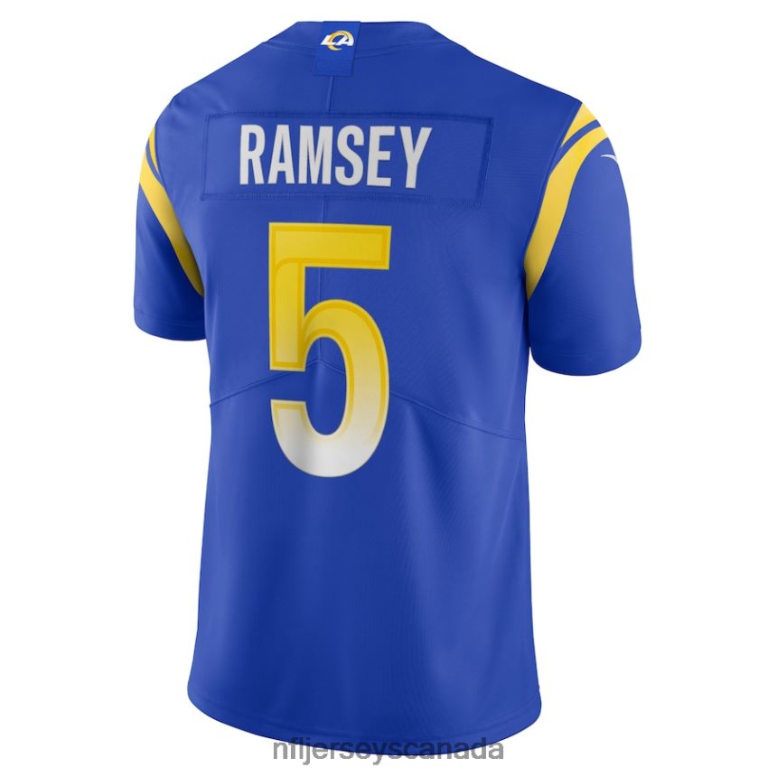 Men Los Angeles Rams Jalen Ramsey Nike Royal Team Vapor Limited Jersey Clothing NFL TBXFR6300