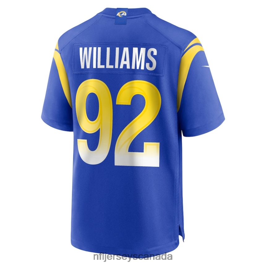 Men Los Angeles Rams Jonah Williams Nike Royal Game Player Jersey Clothing NFL TBXFR67000