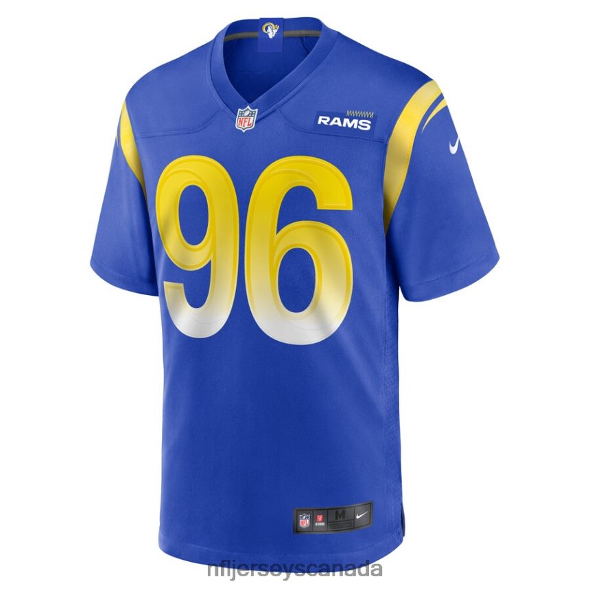 Men Los Angeles Rams Keir Thomas Nike Royal Game Player Jersey Clothing NFL TBXFR66225