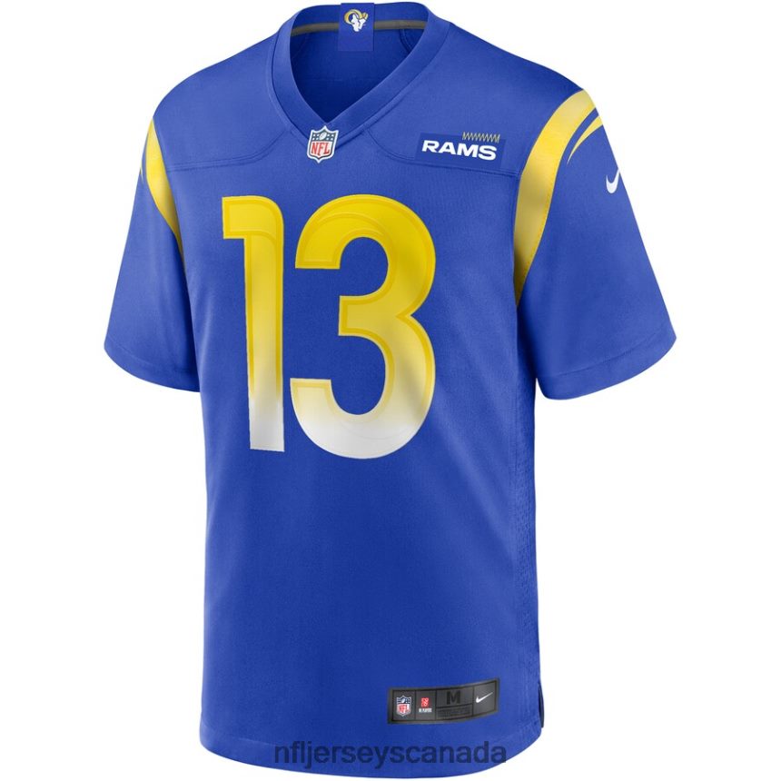 Men Los Angeles Rams Kurt Warner Nike Royal Game Retired Player Jersey Clothing NFL TBXFR62685