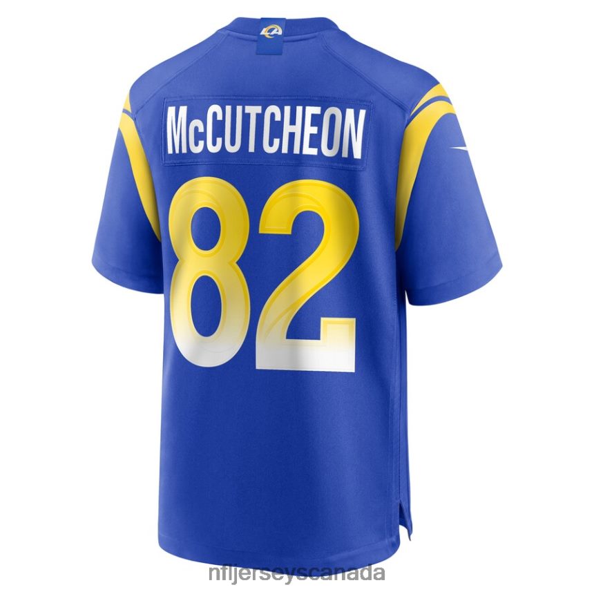 Men Los Angeles Rams Lance McCutcheon Nike Royal Game Player Jersey Clothing NFL TBXFR65730