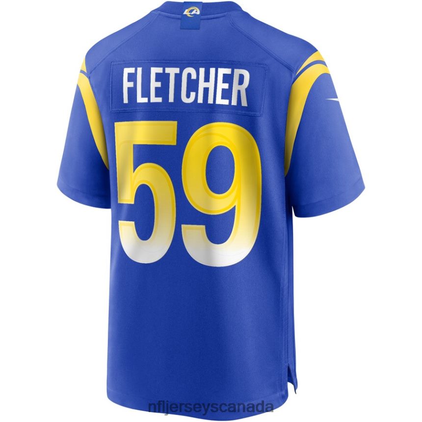 Men Los Angeles Rams London Fletcher Nike Royal Game Retired Player Jersey Clothing NFL TBXFR64623
