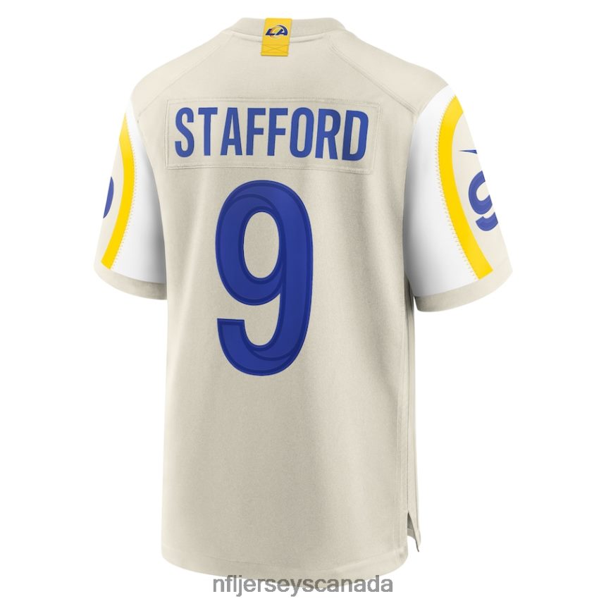 Men Los Angeles Rams Matthew Stafford Nike Bone Game Jersey Clothing NFL TBXFR63323