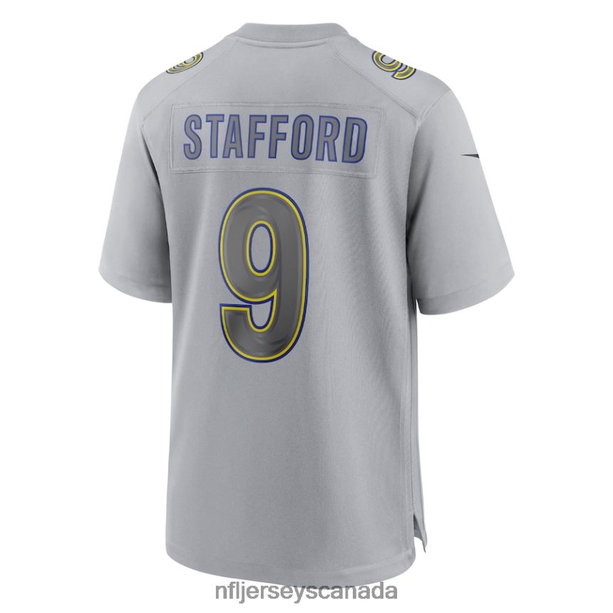 Men Los Angeles Rams Matthew Stafford Nike Gray Atmosphere Fashion Game Jersey Clothing NFL TBXFR62632