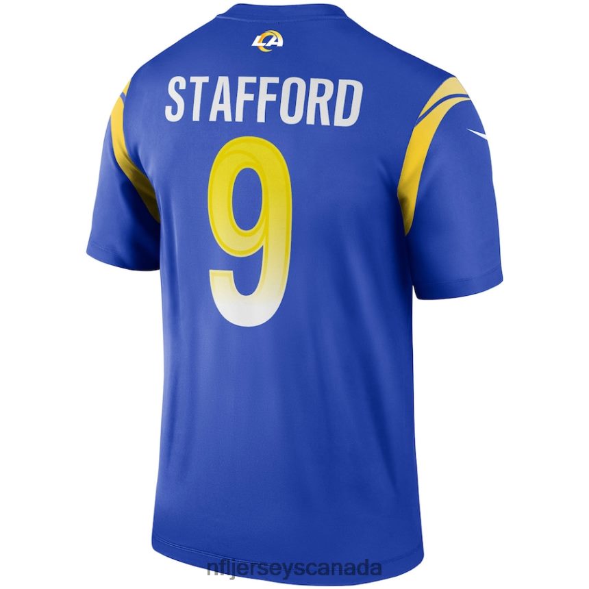 Men Los Angeles Rams Matthew Stafford Nike Royal Legend Jersey Clothing NFL TBXFR6885