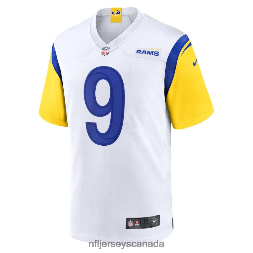 Men Los Angeles Rams Matthew Stafford Nike White Alternate Player Game Jersey Clothing NFL TBXFR64774