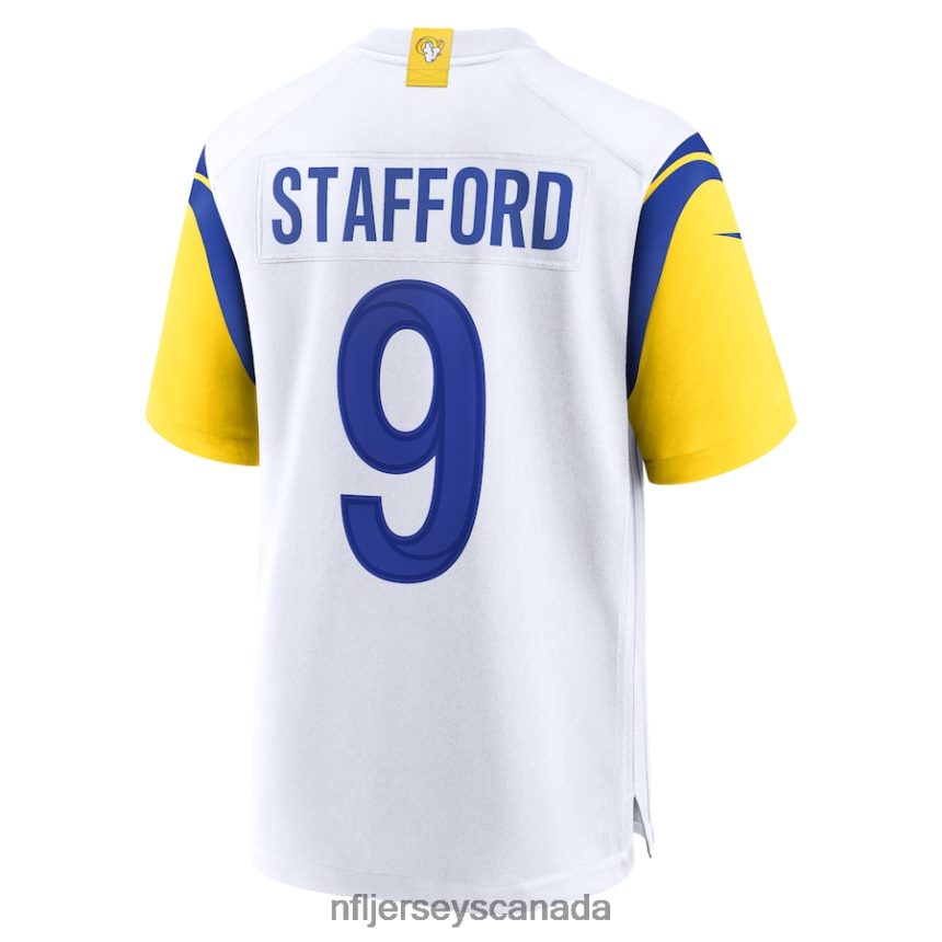 Men Los Angeles Rams Matthew Stafford Nike White Alternate Player Game Jersey Clothing NFL TBXFR64774
