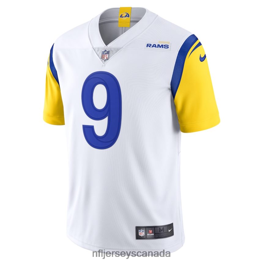 Men Los Angeles Rams Matthew Stafford Nike White Alternate Vapor Limited Jersey Clothing NFL TBXFR6874