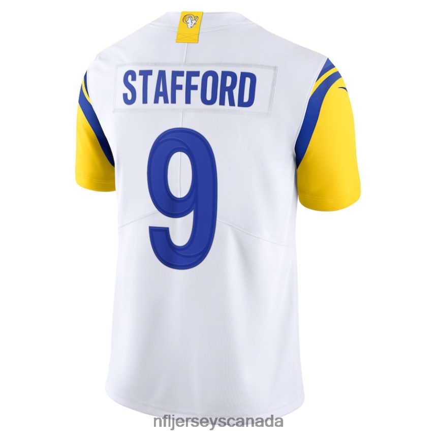 Men Los Angeles Rams Matthew Stafford Nike White Alternate Vapor Limited Jersey Clothing NFL TBXFR6874