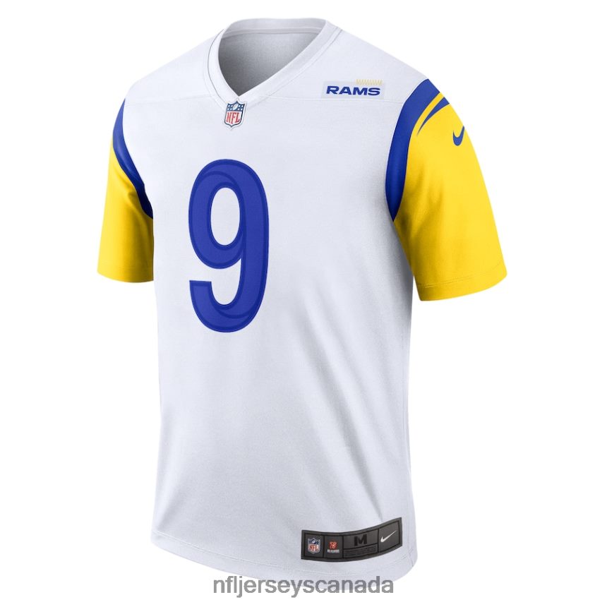 Men Los Angeles Rams Matthew Stafford Nike White Legend Jersey Clothing NFL TBXFR62319