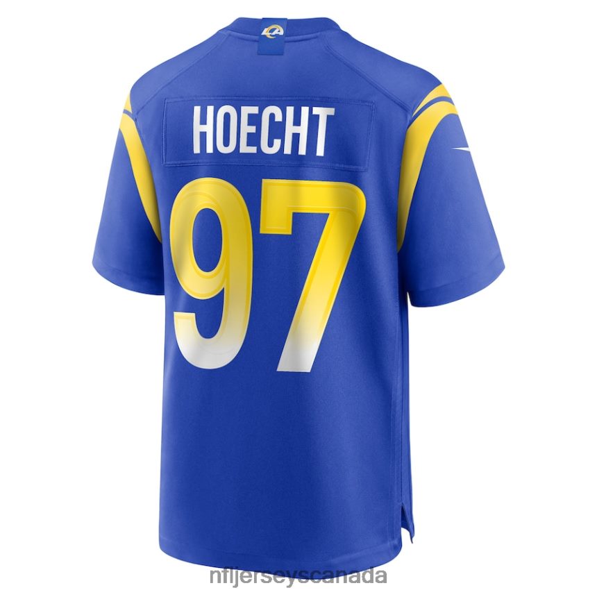 Men Los Angeles Rams Michael Hoecht Nike Royal Game Player Jersey Clothing NFL TBXFR64789