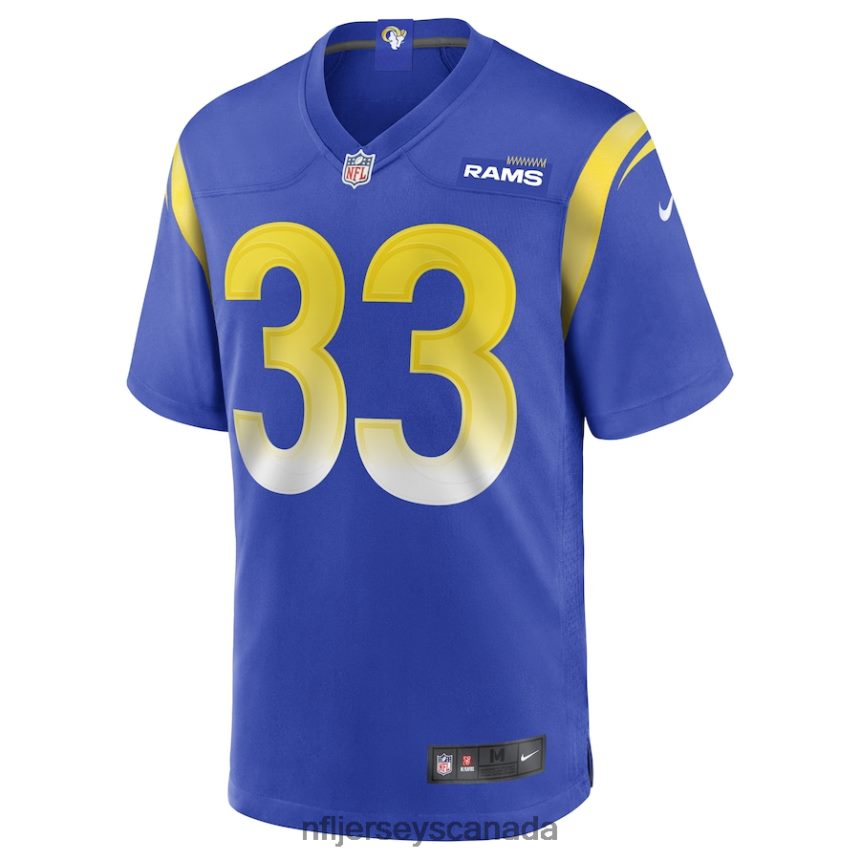 Men Los Angeles Rams Nick Scott Nike Royal Game Jersey Clothing NFL TBXFR63518