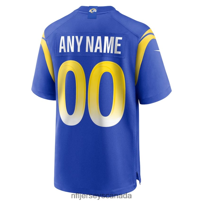 Men Los Angeles Rams Nike Royal Custom Game Jersey Clothing NFL TBXFR6251