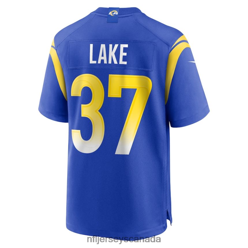 Men Los Angeles Rams Quentin Lake Nike Royal Game Player Jersey Clothing NFL TBXFR66103