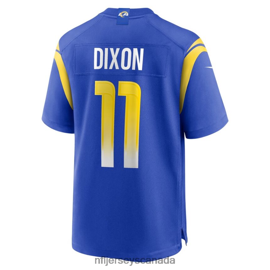 Men Los Angeles Rams Riley Dixon Nike Royal Game Player Jersey Clothing NFL TBXFR64762