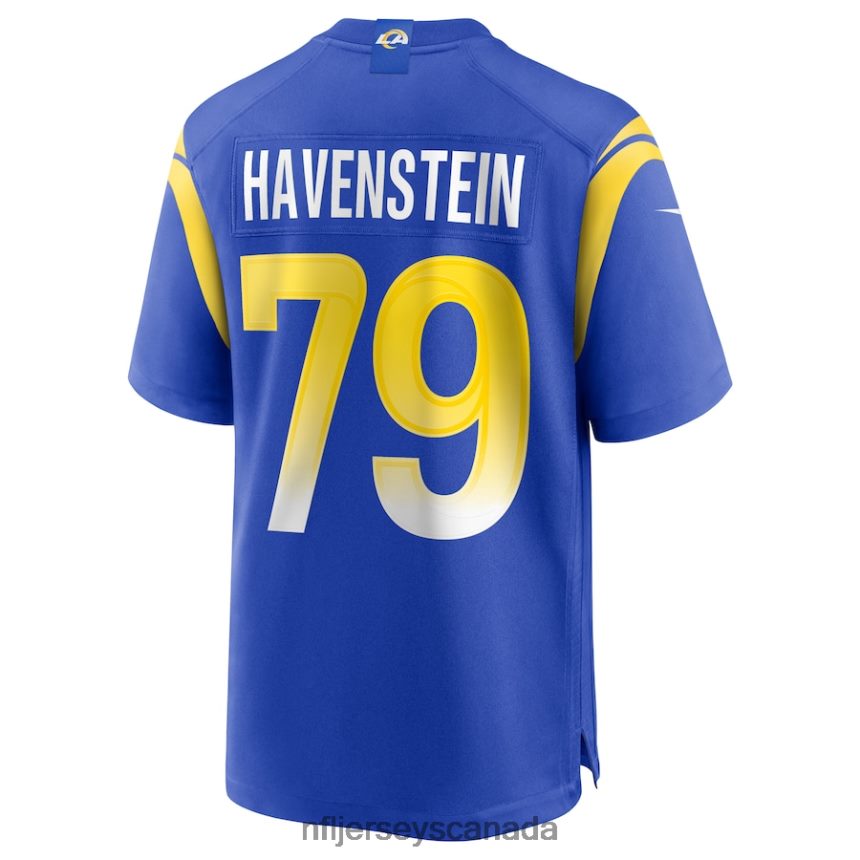 Men Los Angeles Rams Rob Havenstein Nike Royal Game Jersey Clothing NFL TBXFR63797