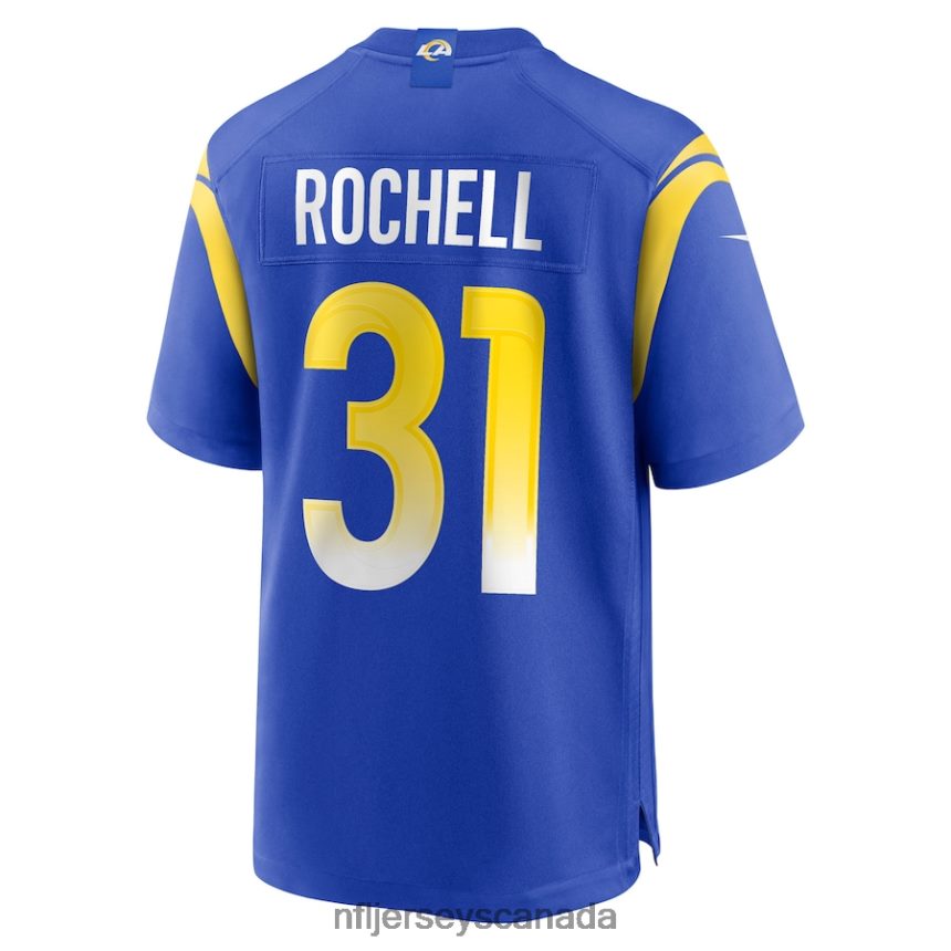 Men Los Angeles Rams Robert Rochell Nike Royal Game Player Jersey Clothing NFL TBXFR66379