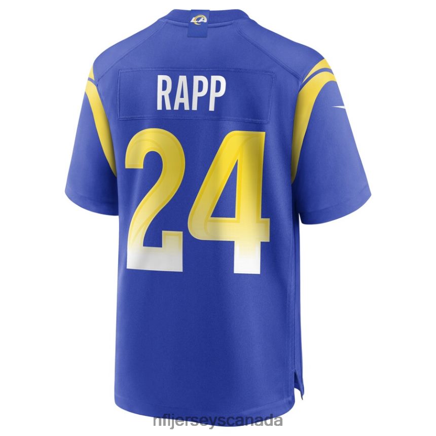 Men Los Angeles Rams Taylor Rapp Nike Royal Game Jersey Clothing NFL TBXFR63234