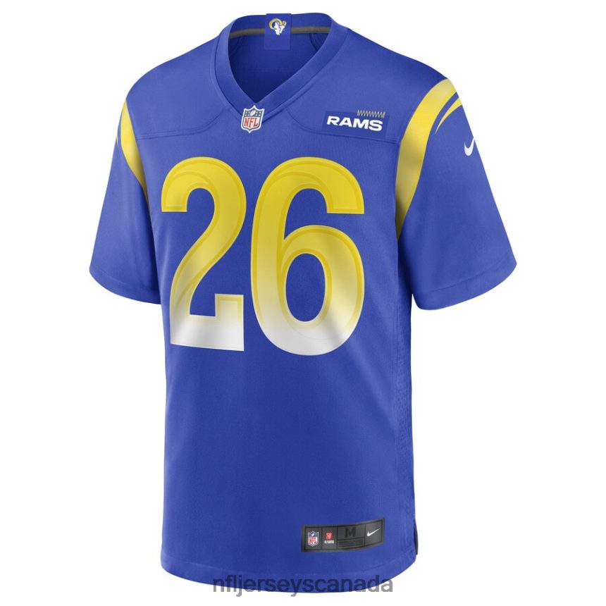 Men Los Angeles Rams Terrell Burgess Nike Royal Game Jersey Clothing NFL TBXFR65659