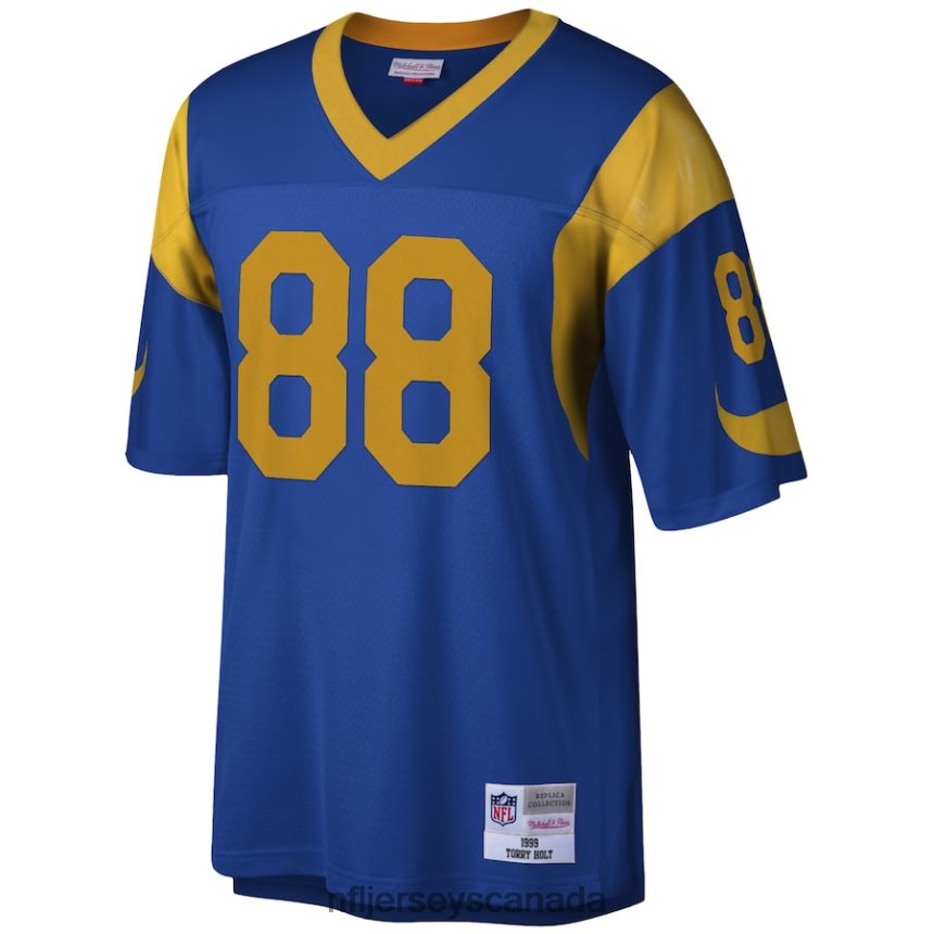 Men Los Angeles Rams Torry Holt Mitchell  Ness Royal 1999 Legacy Replica Jersey Clothing NFL TBXFR61867