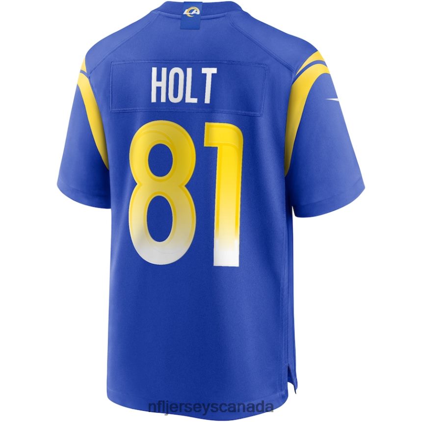 Men Los Angeles Rams Torry Holt Nike Royal Game Retired Player Jersey Clothing NFL TBXFR64783