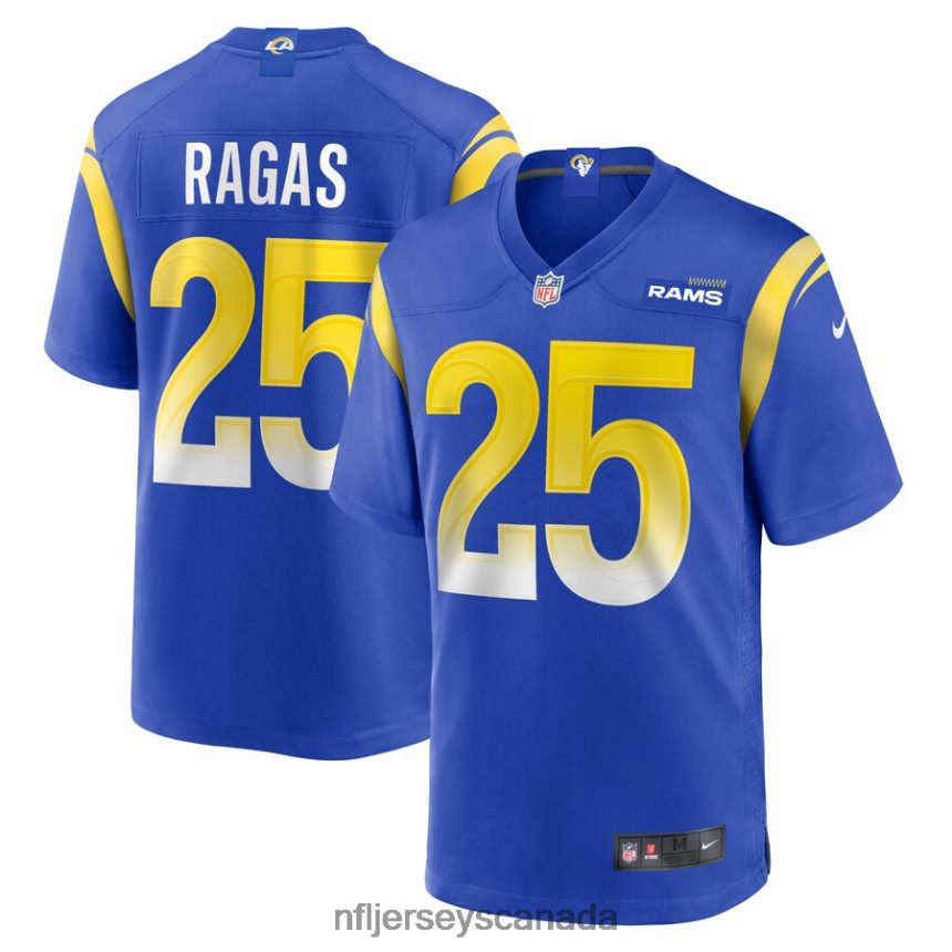 Men Los Angeles Rams Trey Ragas Nike Royal Game Player Jersey Clothing NFL TBXFR66621