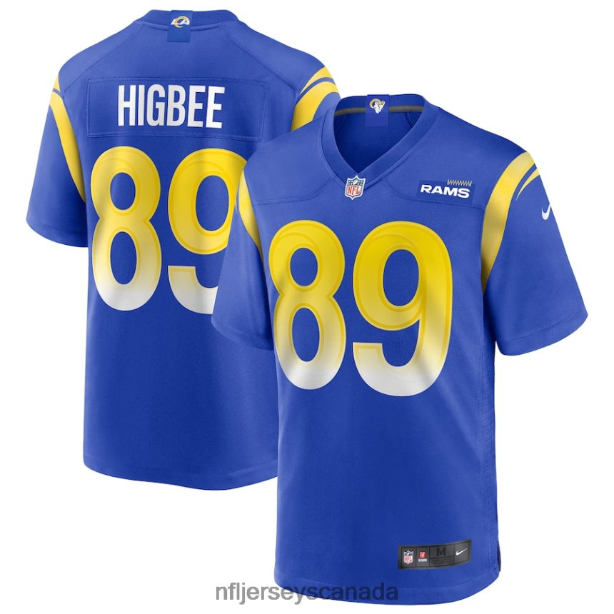 Men Los Angeles Rams Tyler Higbee Nike Royal Game Player Jersey Clothing NFL TBXFR62254