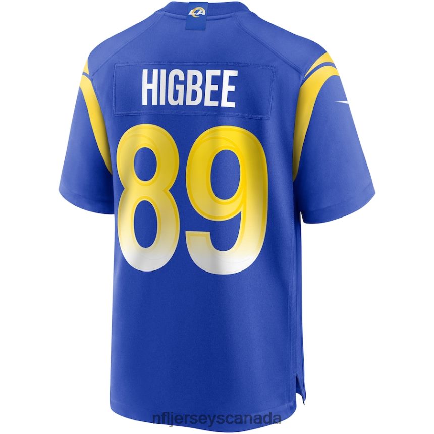 Men Los Angeles Rams Tyler Higbee Nike Royal Game Player Jersey Clothing NFL TBXFR62254