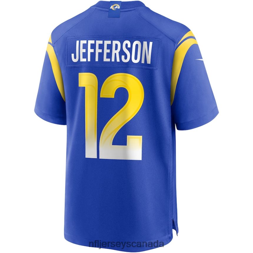 Men Los Angeles Rams Van Jefferson Nike Royal Player Game Jersey Clothing NFL TBXFR64072