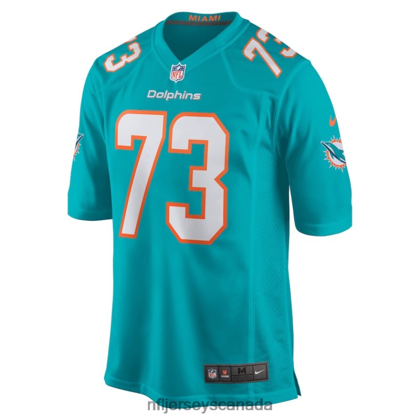 Men Miami Dolphins Austin Jackson Nike Aqua Game Jersey Clothing NFL TBXFR63743