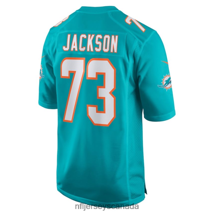 Men Miami Dolphins Austin Jackson Nike Aqua Game Jersey Clothing NFL TBXFR63743