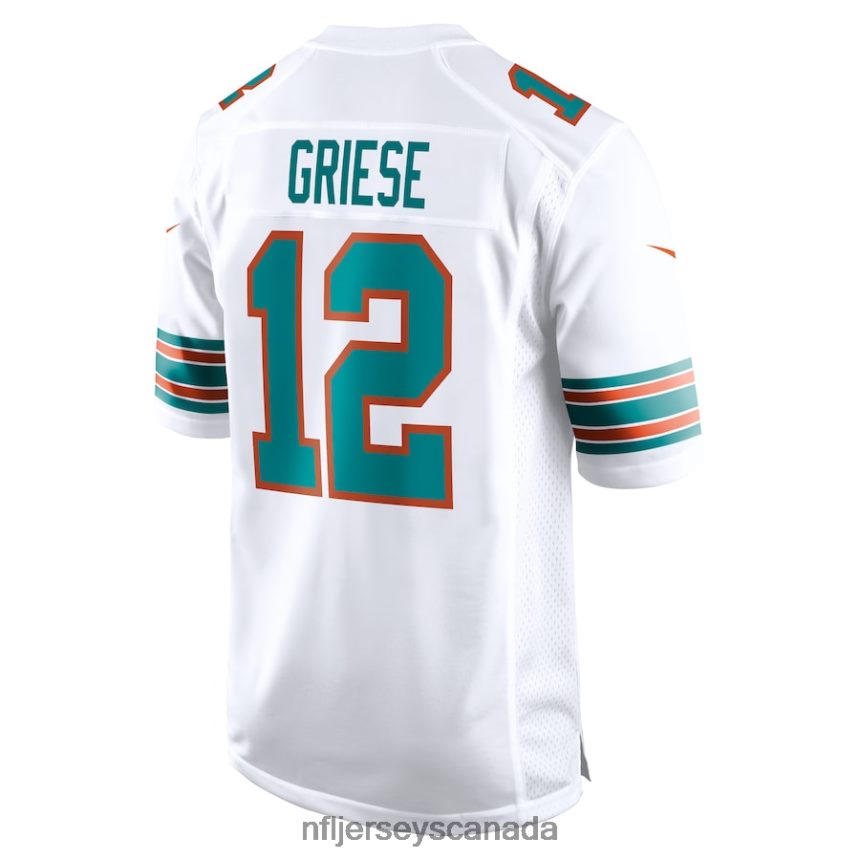 Men Miami Dolphins Bob Griese Nike White Retired Player Jersey Clothing NFL TBXFR63730