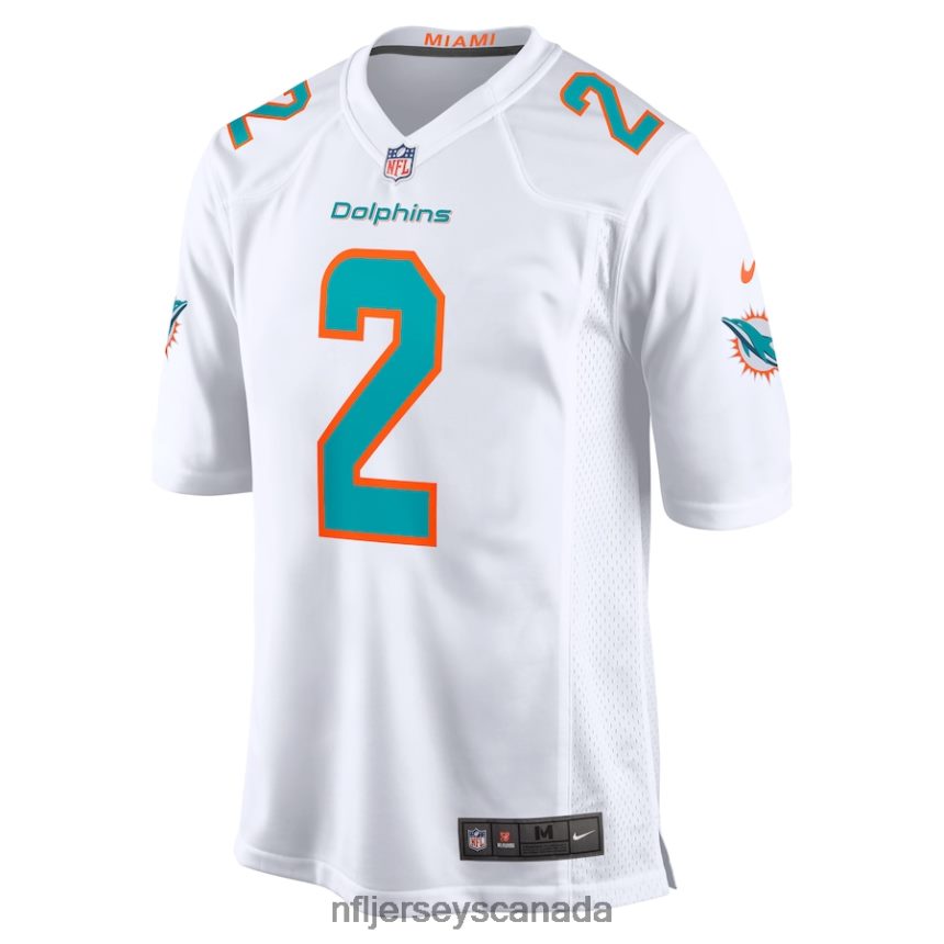 Men Miami Dolphins Bradley Chubb Nike White Game Player Jersey Clothing NFL TBXFR62099