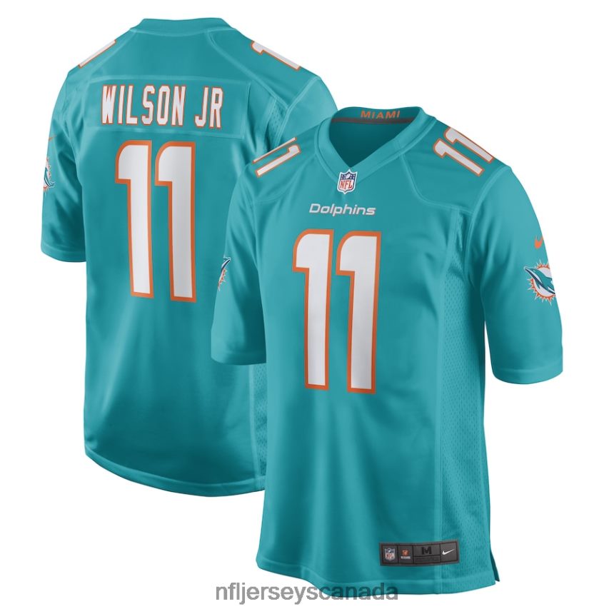 Men Miami Dolphins Cedrick Wilson Jr Nike Aqua Game Player Jersey Clothing NFL TBXFR64405