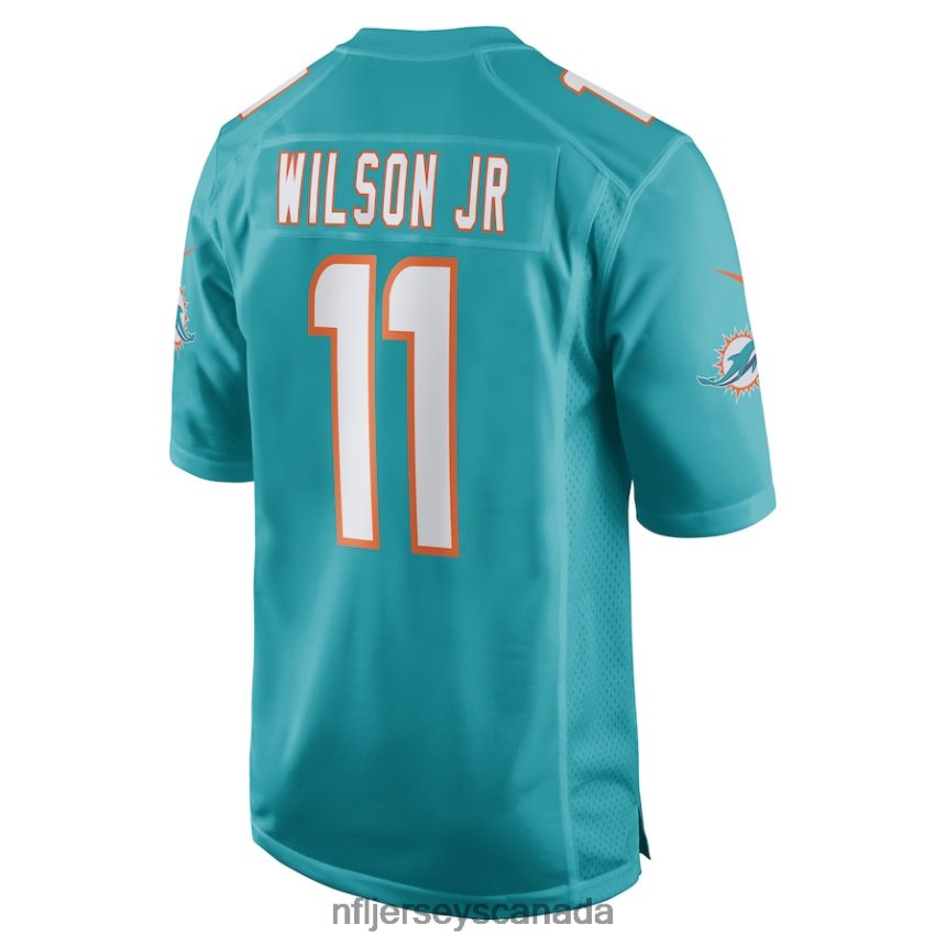 Men Miami Dolphins Cedrick Wilson Jr Nike Aqua Game Player Jersey Clothing NFL TBXFR64405
