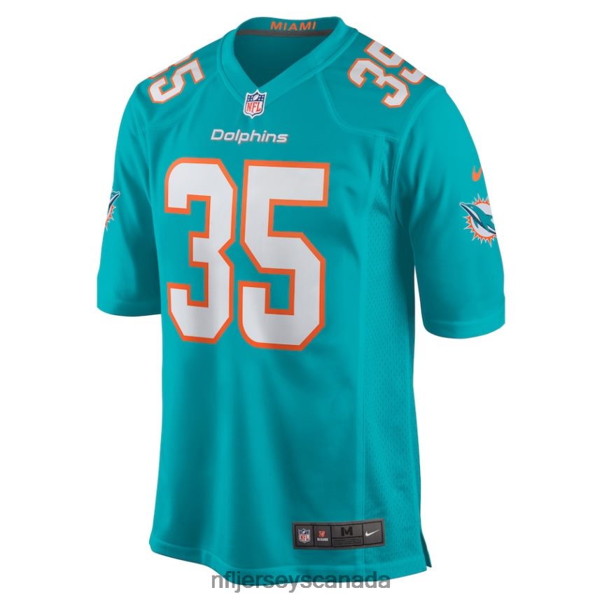 Men Miami Dolphins Ka\Dar Hollman Nike Aqua Home Game Player Jersey Clothing NFL TBXFR66662