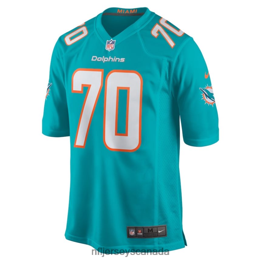Men Miami Dolphins Kendall Lamm Nike Aqua Home Game Player Jersey Clothing NFL TBXFR66764