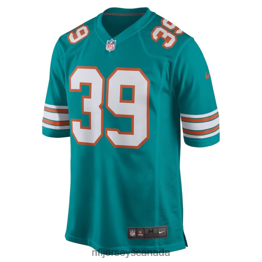 Men Miami Dolphins Larry Csonka Nike Aqua Retired Player Jersey Clothing NFL TBXFR6674
