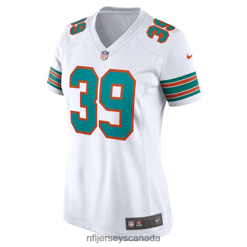 Men Miami Dolphins Larry Csonka Nike White Retired Player Jersey Clothing NFL TBXFR61538